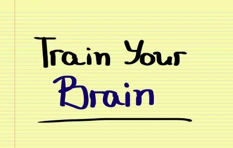 Train Your Brain Concept Illustrazione stock