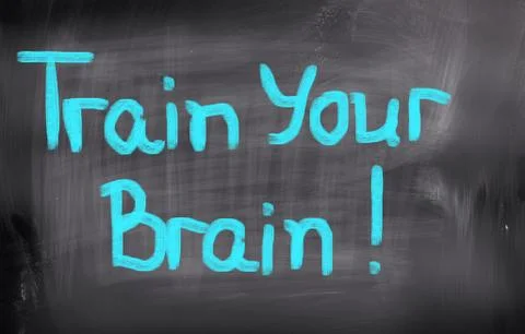 Train Your Brain Concept Illustrazione stock