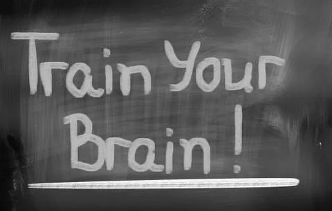 Train Your Brain Concept Illustrazione stock