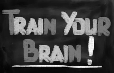 Train Your Brain Concept Stock Illustration