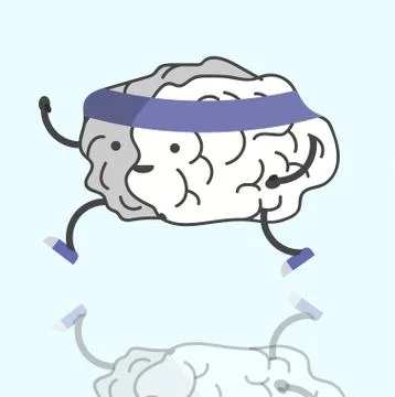 Train your brain Stock Illustration