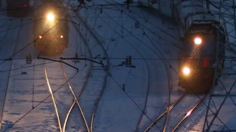 Train4 Video stock 9440125