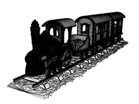Train_c4d.zip 3D Model