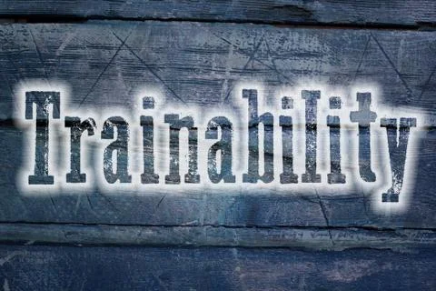 Trainability concept Stock Illustration