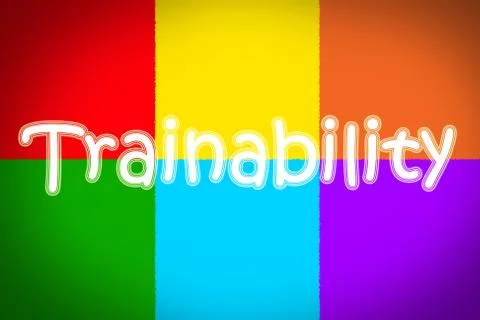 Trainability concept Stock Illustration