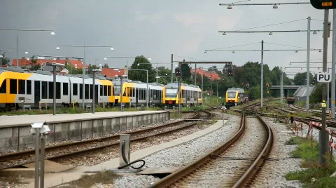 Trainarrival Stock Footage