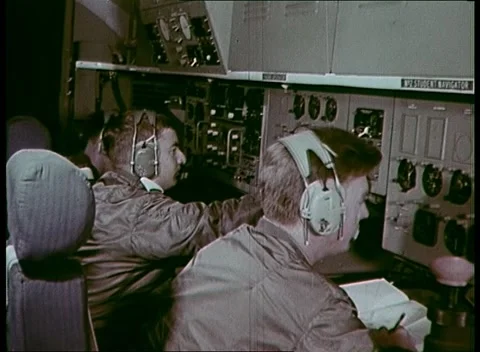 TRAINEE FLIGHT NAVIGATORS, RAAF, AUSTRALIA (1969) Video stock 158981753