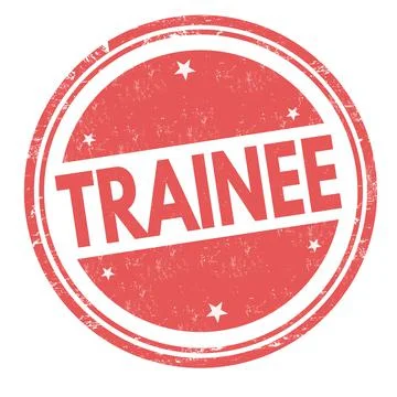 Trainee grunge rubber stamp Stock Illustration