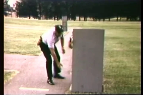 Trainee practice target drill in open field - 1965 Stock Footage 106067684