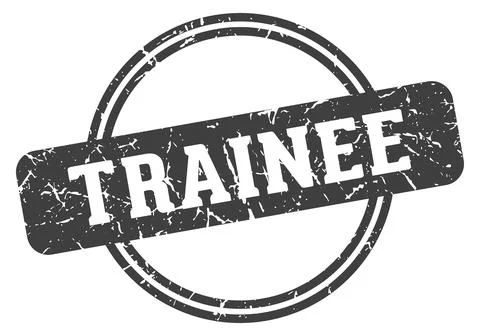 Trainee stamp Stock Illustration