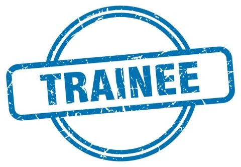 Trainee stamp. trainee round vintage grunge sign. trainee Stock Illustration