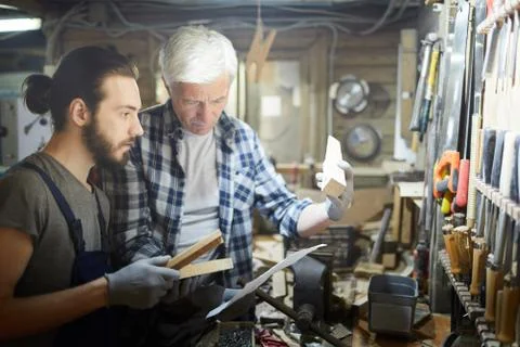 Trainee at work Stock Photos