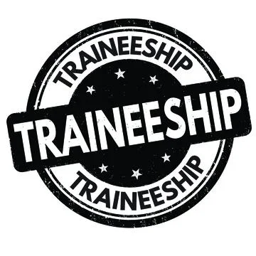 Traineeship grunge rubber stamp Stock Illustration