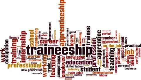 Traineeship word cloud イラスト素材