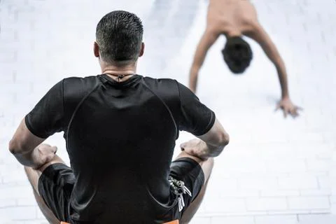 Trainer from the back Stock Photos