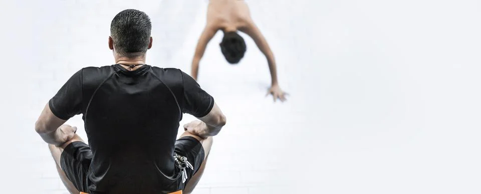 Trainer from the back Stock Photos