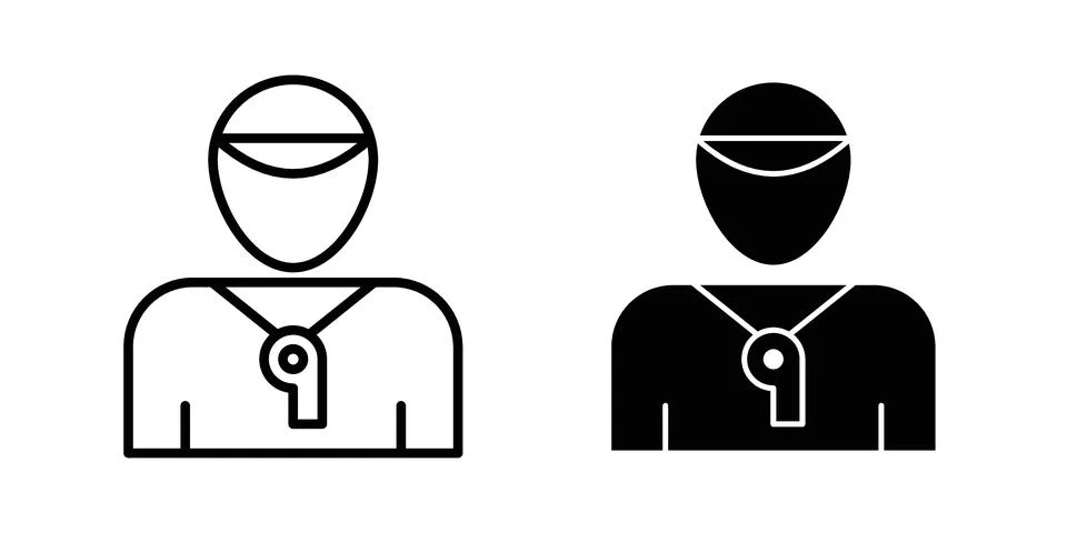 Trainer icon set. Vector EPS 10 イラスト素材