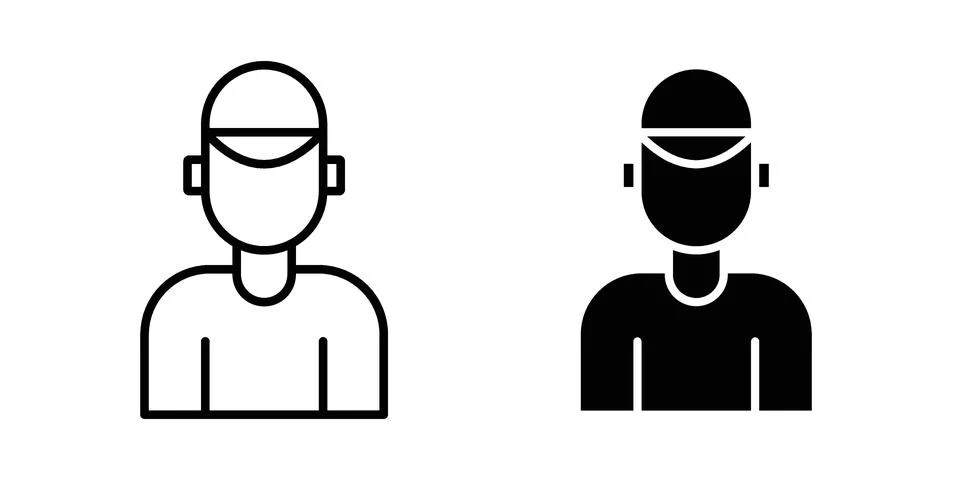 Trainer icon vector design. EPS10 Stock Illustration