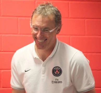  Trainer Laurent Blanc (Paris Saint-Germain FC) Trainer Laurent Blanc (Par... 스톡 사진