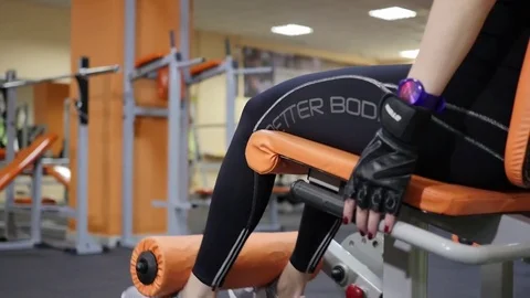 Trainer on legs Stock Footage 84296180