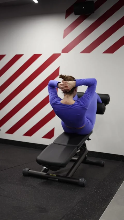 Trainer works out during break Stock Footage 328253687