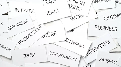 Training and cloud of business concepts Stock Footage 66192645