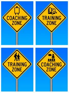 Training and coaching Stock Illustration
