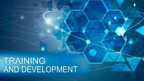 Training and development concept, Innovation Computer Data Technology イラスト素材