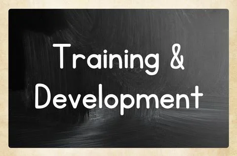 Training and development concept Stock Photos