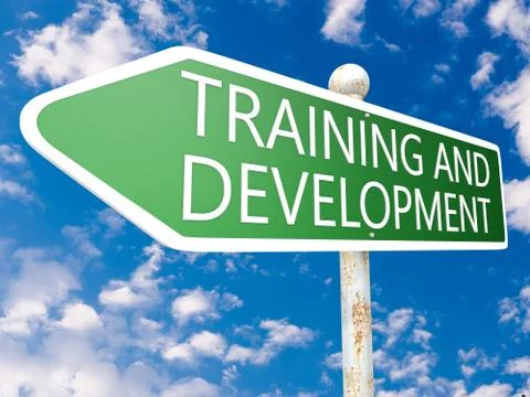 Training and development Stock Illustration