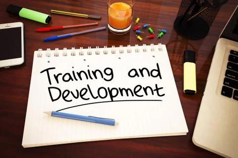 Training and development Stock Illustration