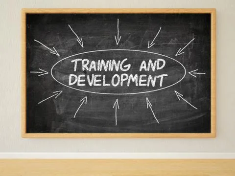 Training and Development Stock Illustration
