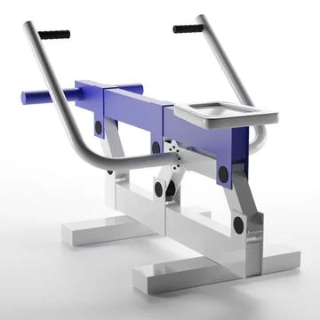 Training apparatus  Outdoor simulator rowing 3D Model