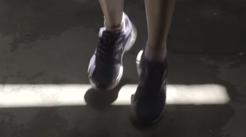 Training box foots Stock Footage 64937236