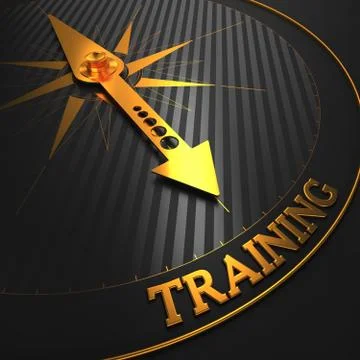 Training. Business Background. Stock Illustration