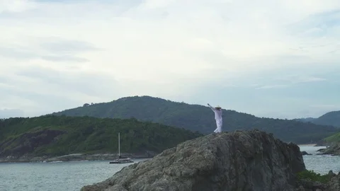 Training Of A Calm And Tranquil Mind Stock Footage 70848042