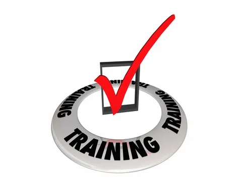 Training Check Mark Box Qualified Education 3d Animation Stock Footage 80533111