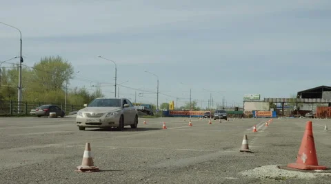 Training circuit Timelapse Stock Footage 62860506