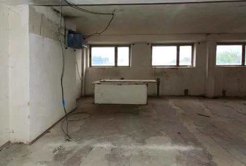 Training class without repair in Zhytomyr higher educational institution in U Stock Photos