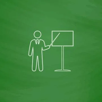 Training computer symbol 스톡 일러스트