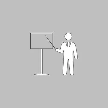 Training computer symbol Stock Illustration