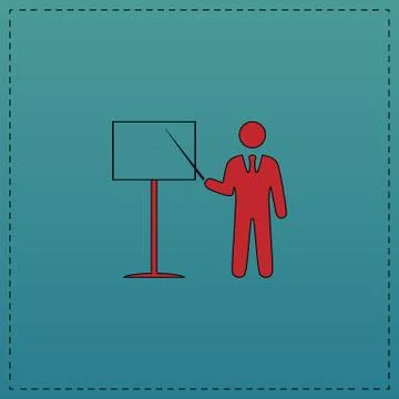 Training computer symbol Stock Illustration