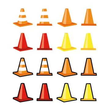 Training Cones Stock Illustration