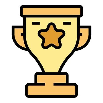 Training cup icon vector flat Illustrazione stock