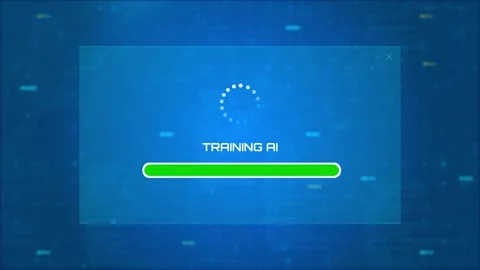 Training Custom AI Model – Concept of Developing a New AI Agent Stock Footage 314504645