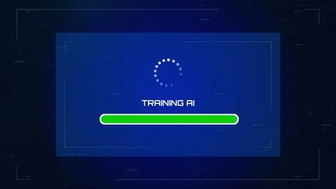 Training Custom AI Model – Concept of Developing a New AI Agent Stock Footage 314504681