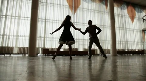 Training to dance Stock Footage 12292895