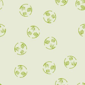 Training data machine learning glyph seamless pattern 스톡 일러스트