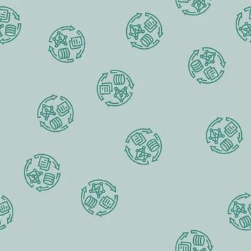 Training data machine learning line seamless pattern 库存插图