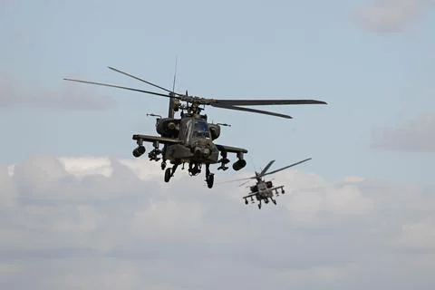 Training demonstration by units of the 18th Mechanized Division in Nowa Deba, Po Stock Photos